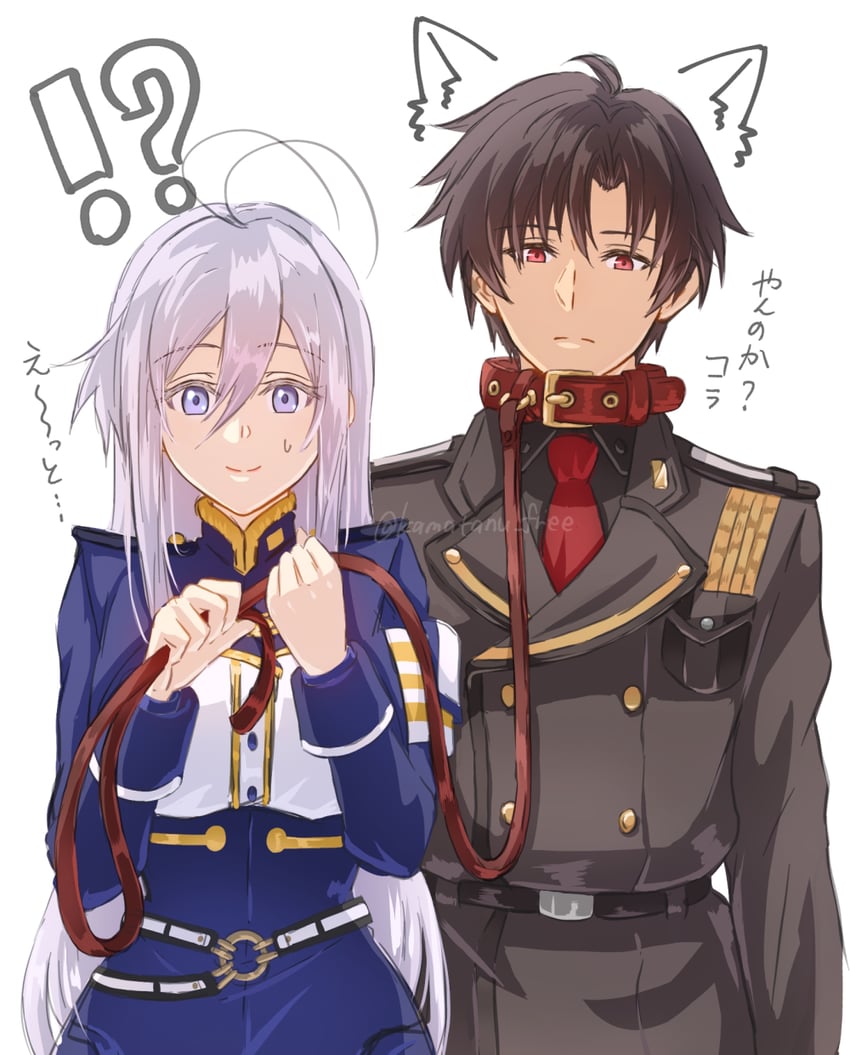 vladilena millize and shinei nouzen (86 -eightysix-) drawn by kamatanu_free