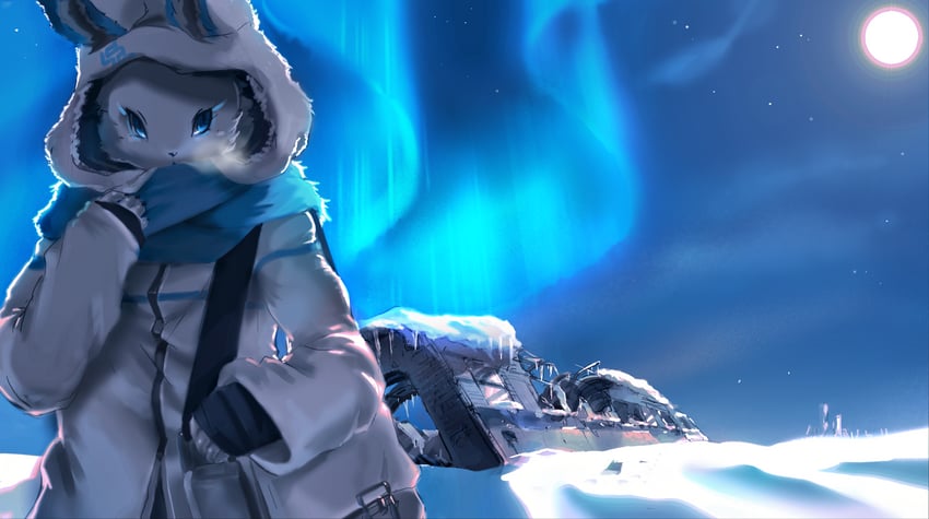 cloud the robot fox (original and 1 more) drawn by tyson_tan