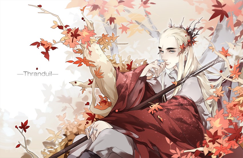 thranduil (tolkien's legendarium and 1 more) drawn by kottie