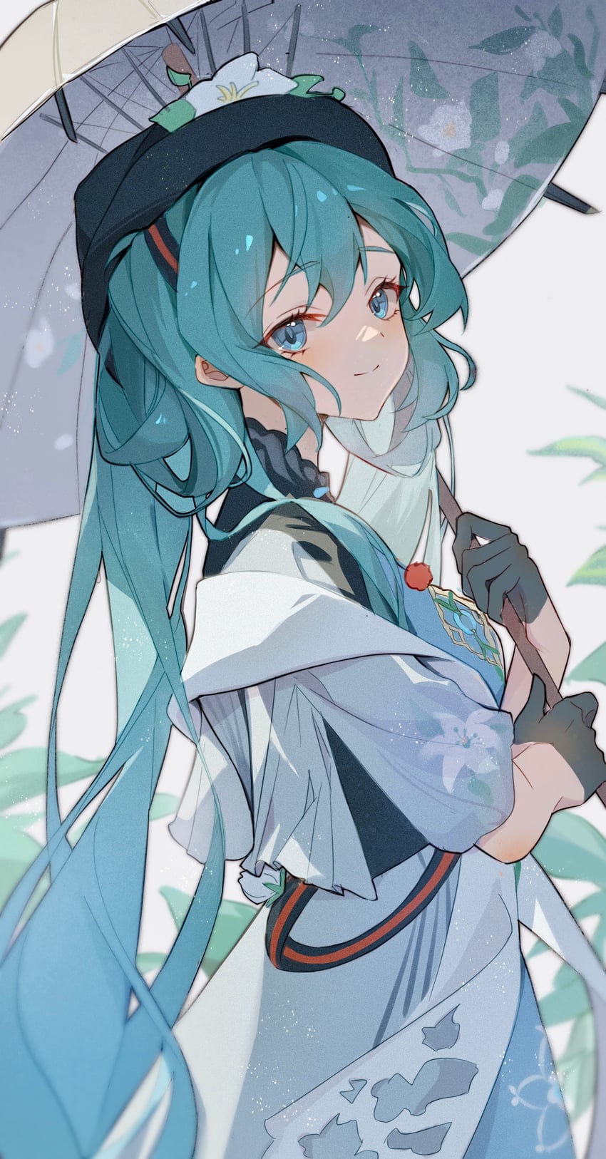 hatsune miku (vocaloid and 1 more) drawn by cloudyman
