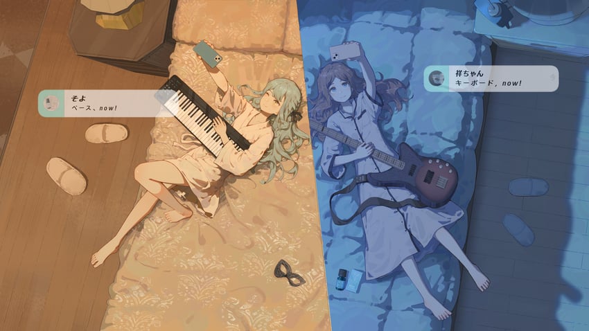 togawa sakiko and nagasaki soyo (bang dream! and 1 more) drawn by remisaku