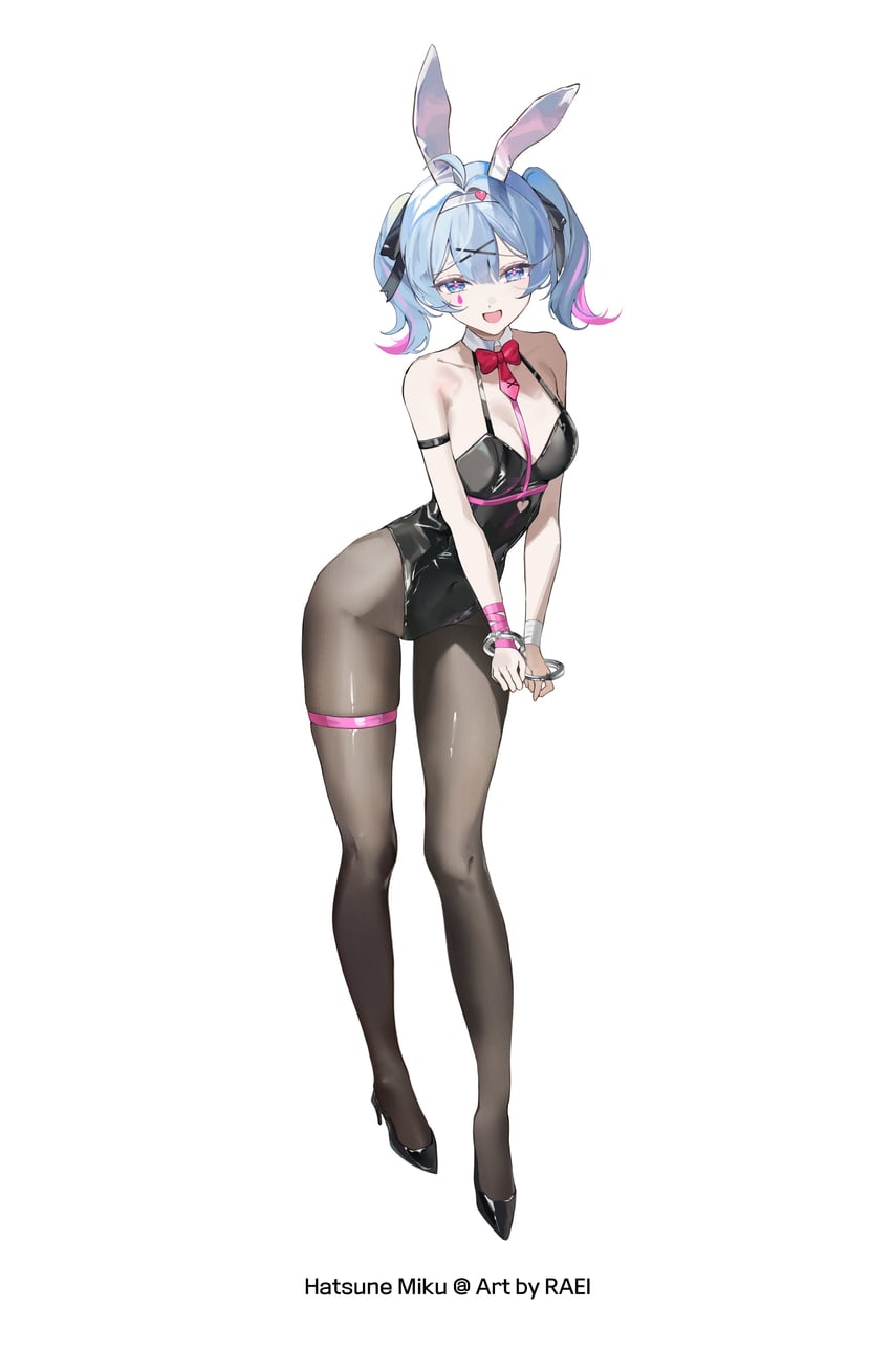 hatsune miku (vocaloid and 1 more) drawn by r_aeel