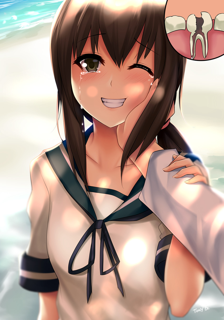 admiral and fubuki (kantai collection) drawn by tony_guisado