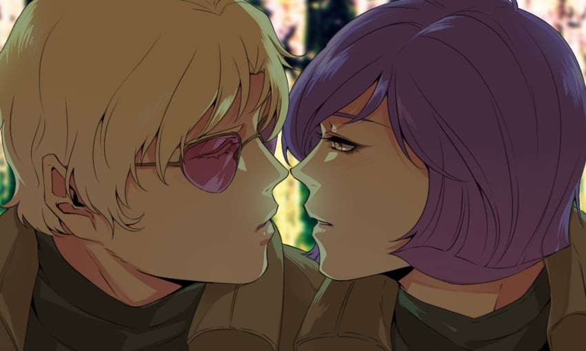 char aznable and garma zabi (gundam and 2 more) drawn by itsmefool