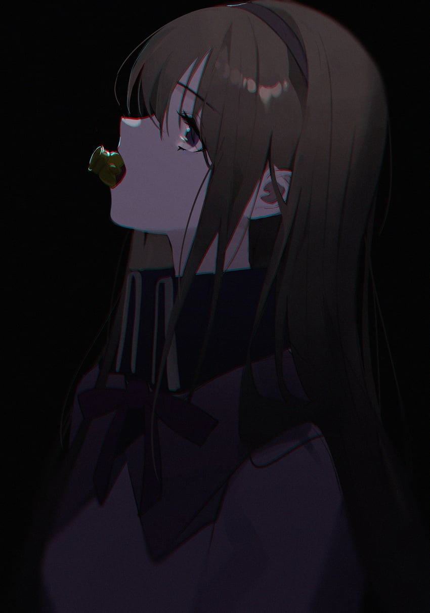 akemi homura (mahou shoujo madoka magica) drawn by buri_(retty9349)