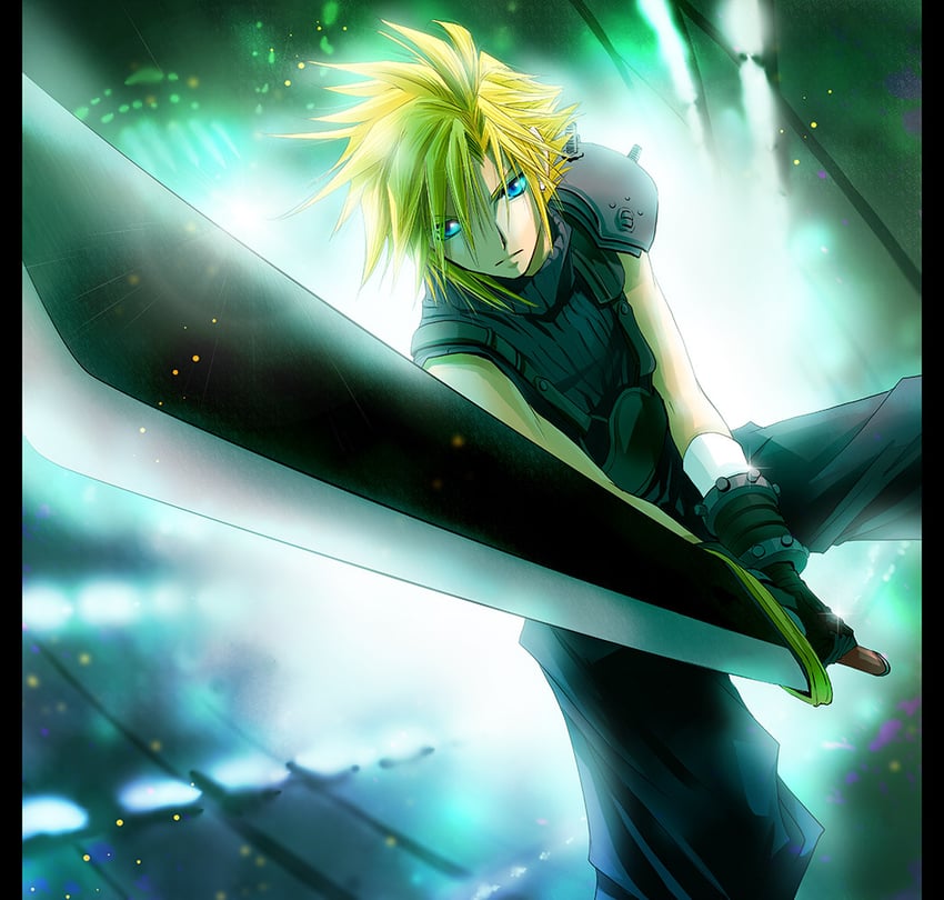 cloud strife (final fantasy and 1 more) drawn by persia_(lwlw)