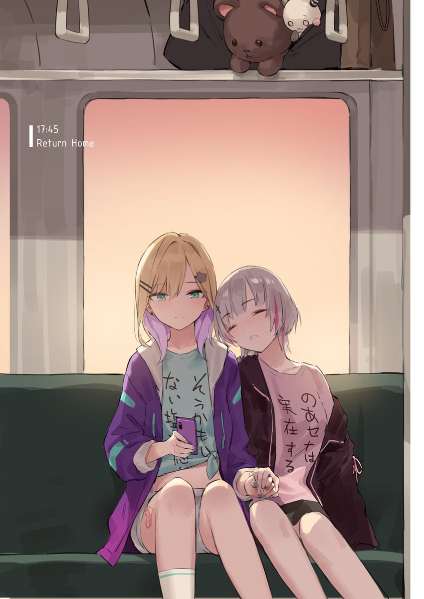 kurumi noah and asumi sena (vspo!) drawn by zen_juraku