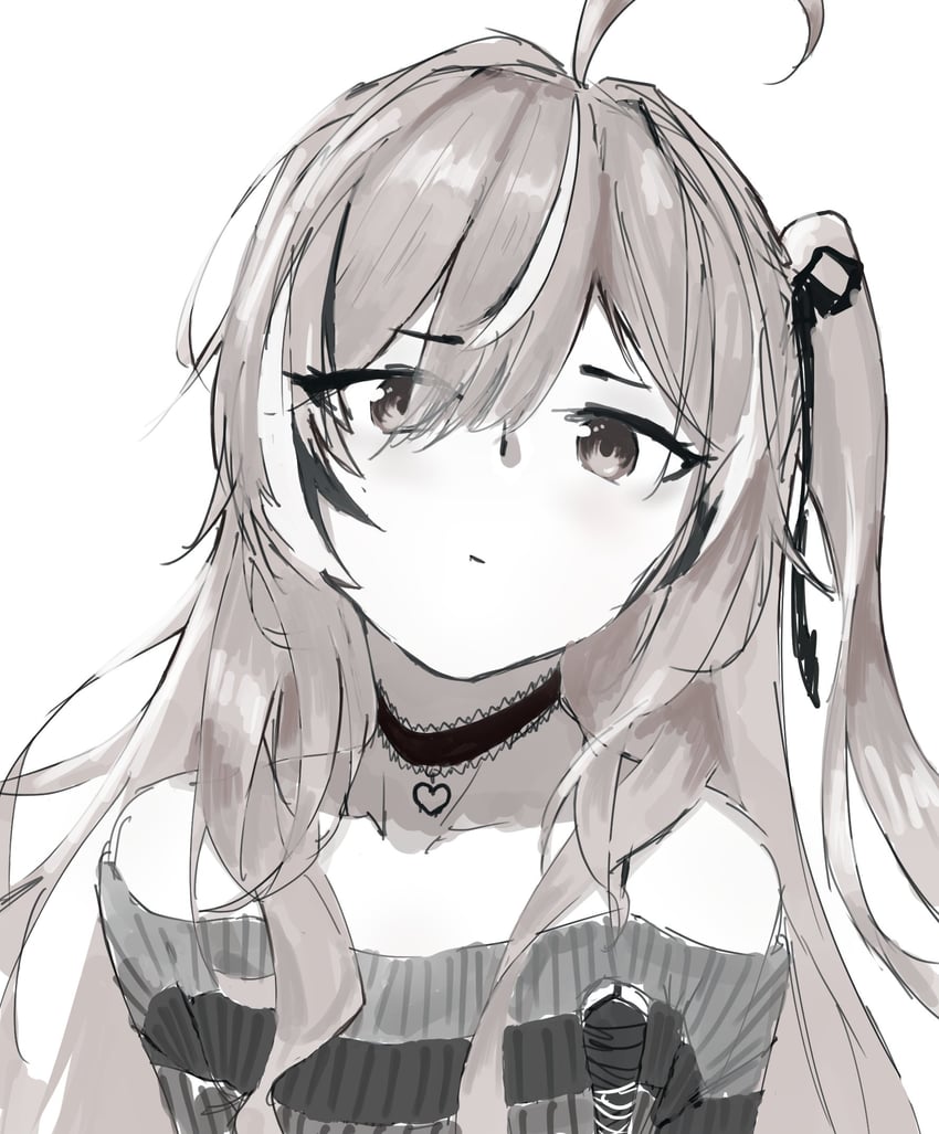 nanashi mumei (hololive and 1 more) drawn by arufrrst