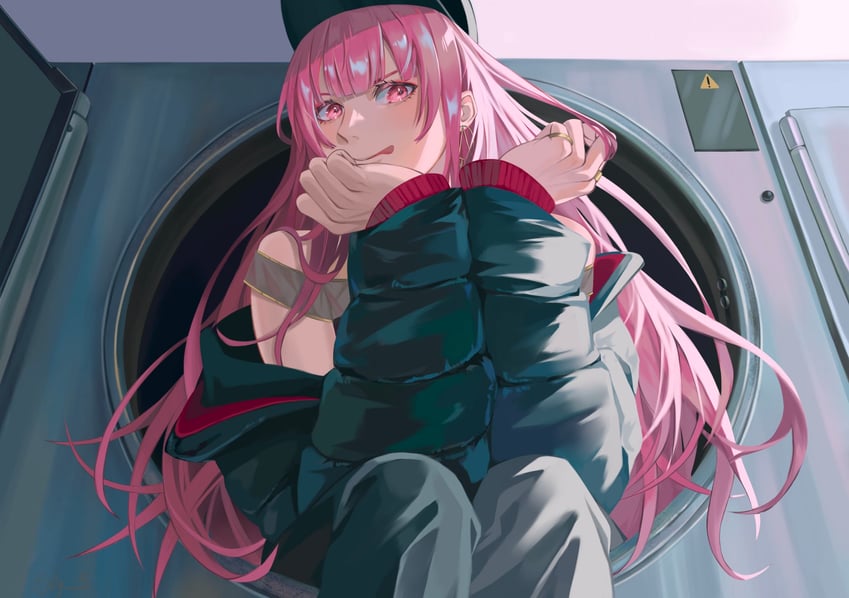 mori calliope (hololive and 1 more) drawn by hyolyn