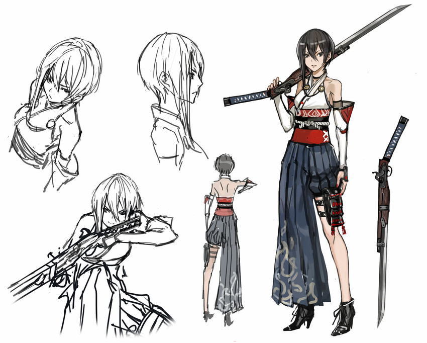sasaki sara (pixiv fantasia and 1 more) drawn by infukun