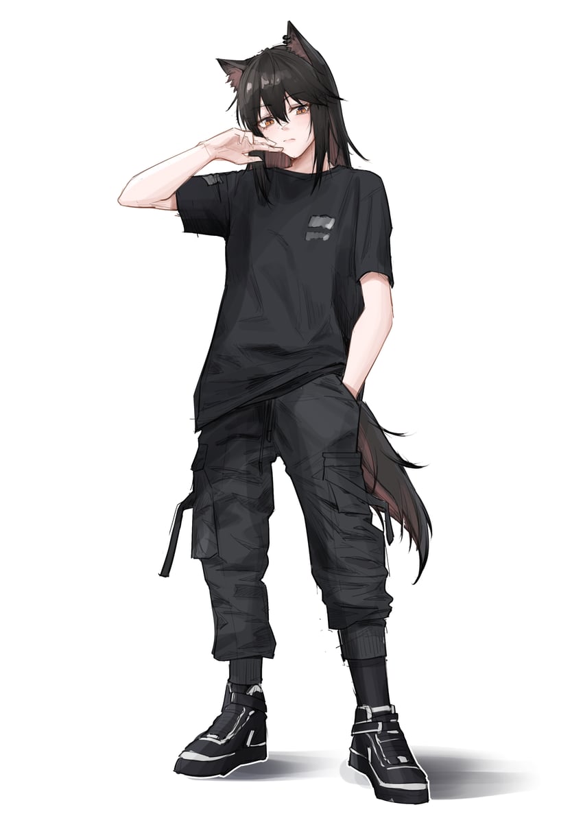 texas (arknights) drawn by knight_fault