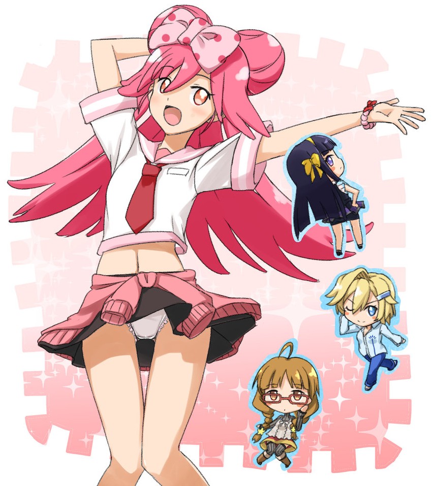 momona, lilian, mizuki, and caron (jewelpet and 1 more) drawn by narise