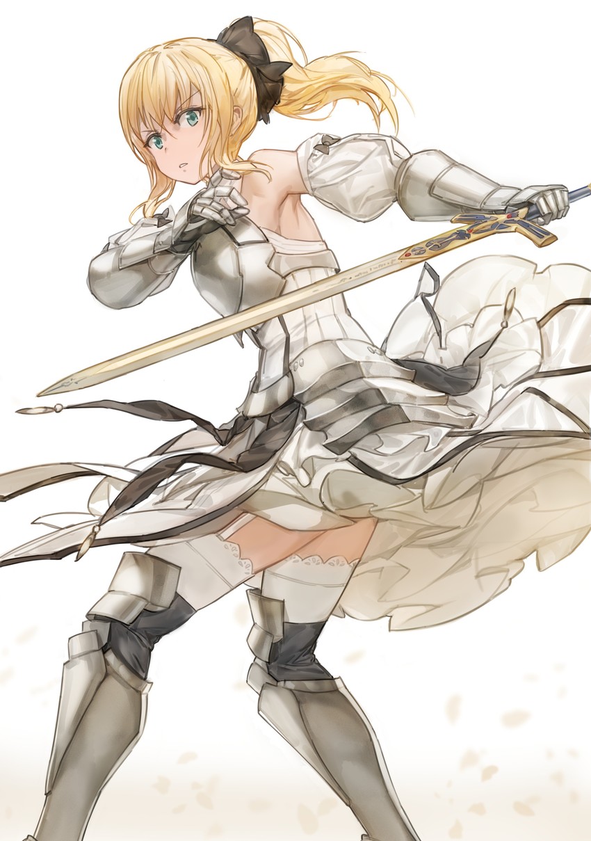 artoria pendragon and saber lily (fate and 2 more) drawn by free_style_(yohan1754)