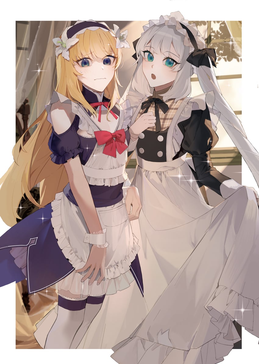 chevalier d'eon and marie antoinette (fate and 1 more) drawn by yukkuri_(fumoyun)