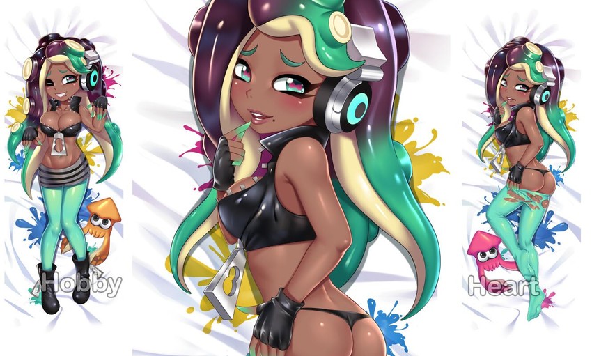 marina (splatoon and 1 more) drawn by yuj_(moemarket)
