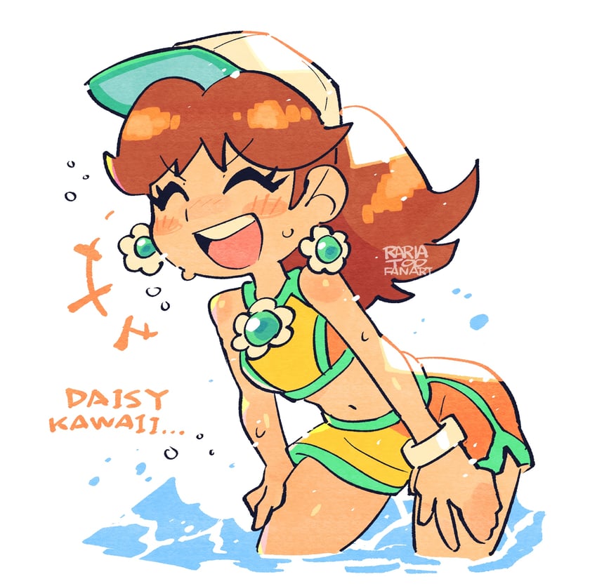 princess daisy (mario and 2 more) drawn by rariatto_(ganguri)