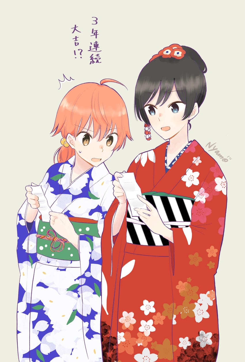 koito yuu and nanami touko (yagate kimi ni naru) drawn by nyamo