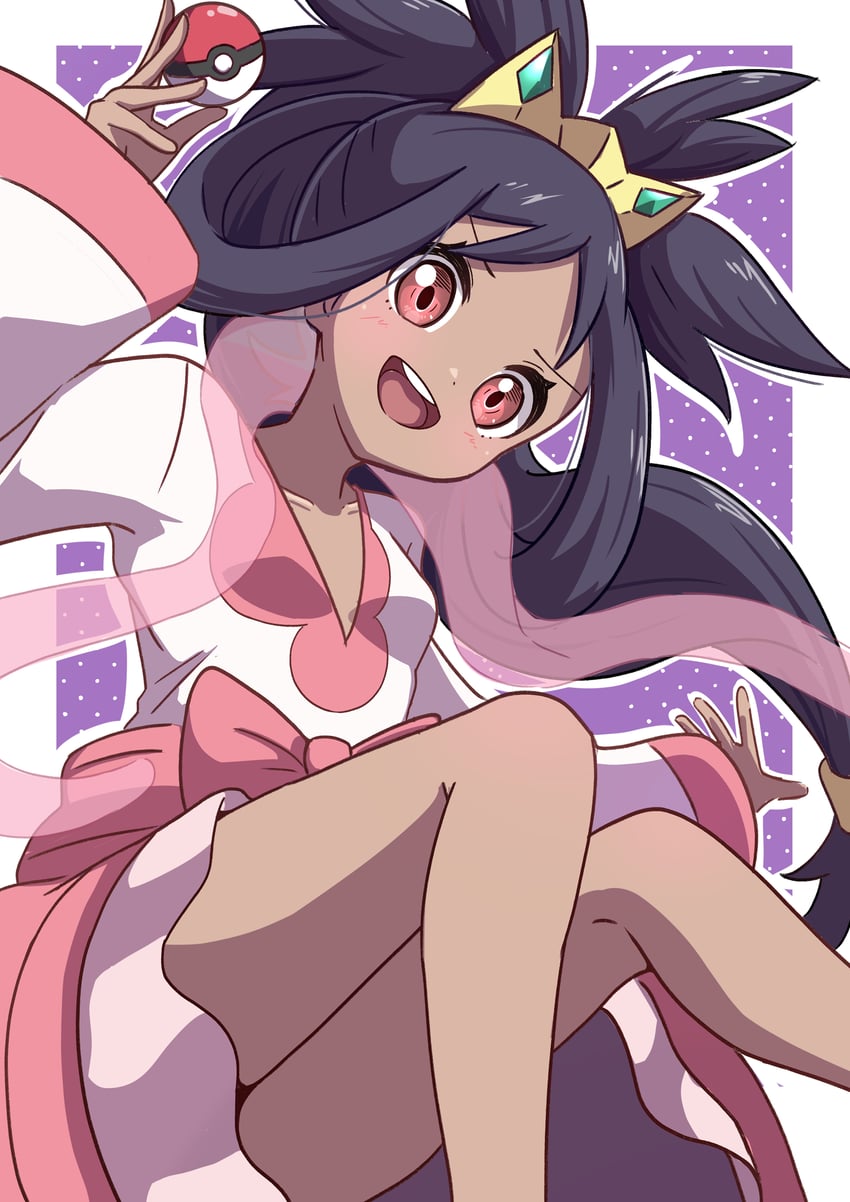 iris (pokemon and 1 more) drawn by rono_(lethys)