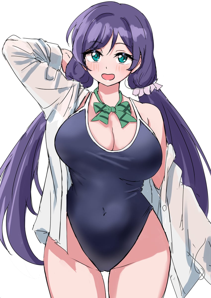 tojo nozomi (love live! and 1 more) drawn by ereka