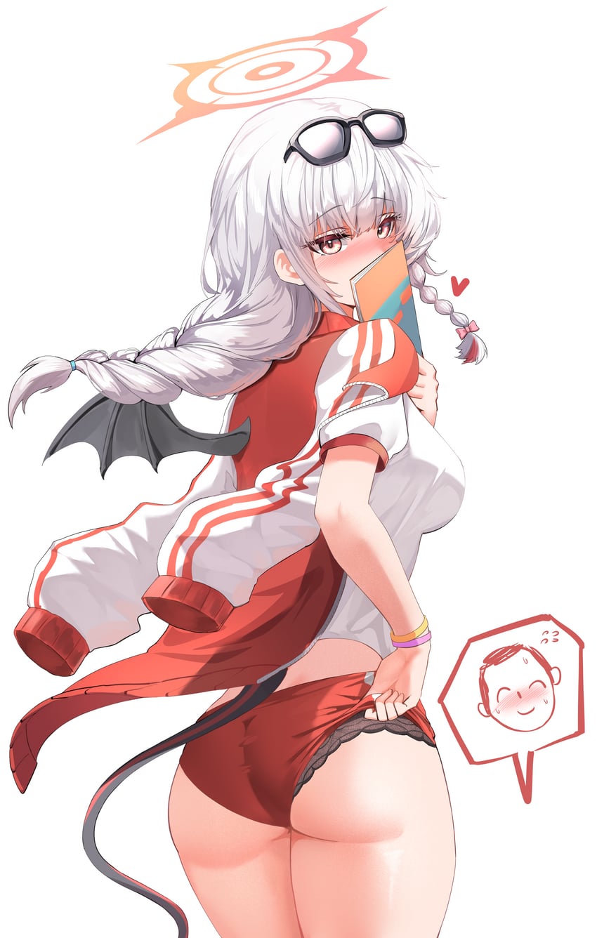 sensei, doodle sensei, and haruna (blue archive) drawn by theory_(oortcloud1111)