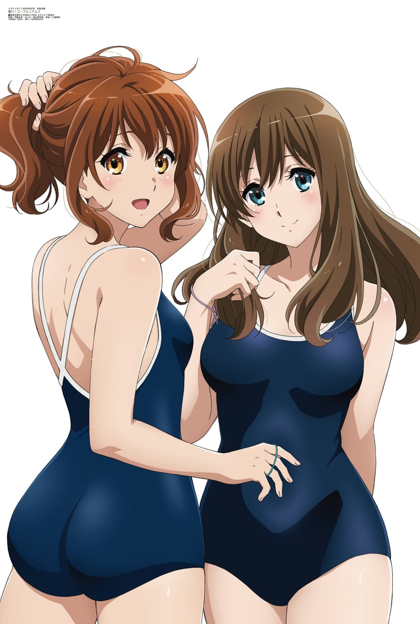 oumae kumiko and kuroe mayu (hibike! euphonium and 1 more) drawn by kadowaki_miku
