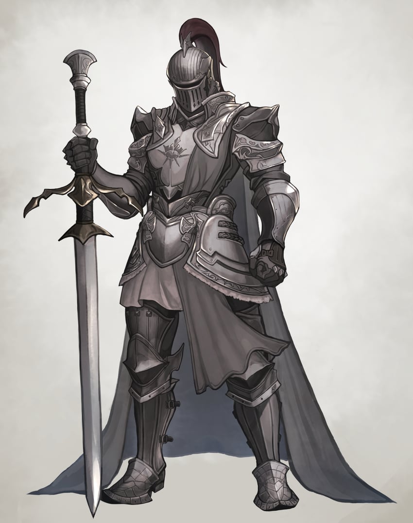 warrior of light (final fantasy and 1 more) drawn by udongo99