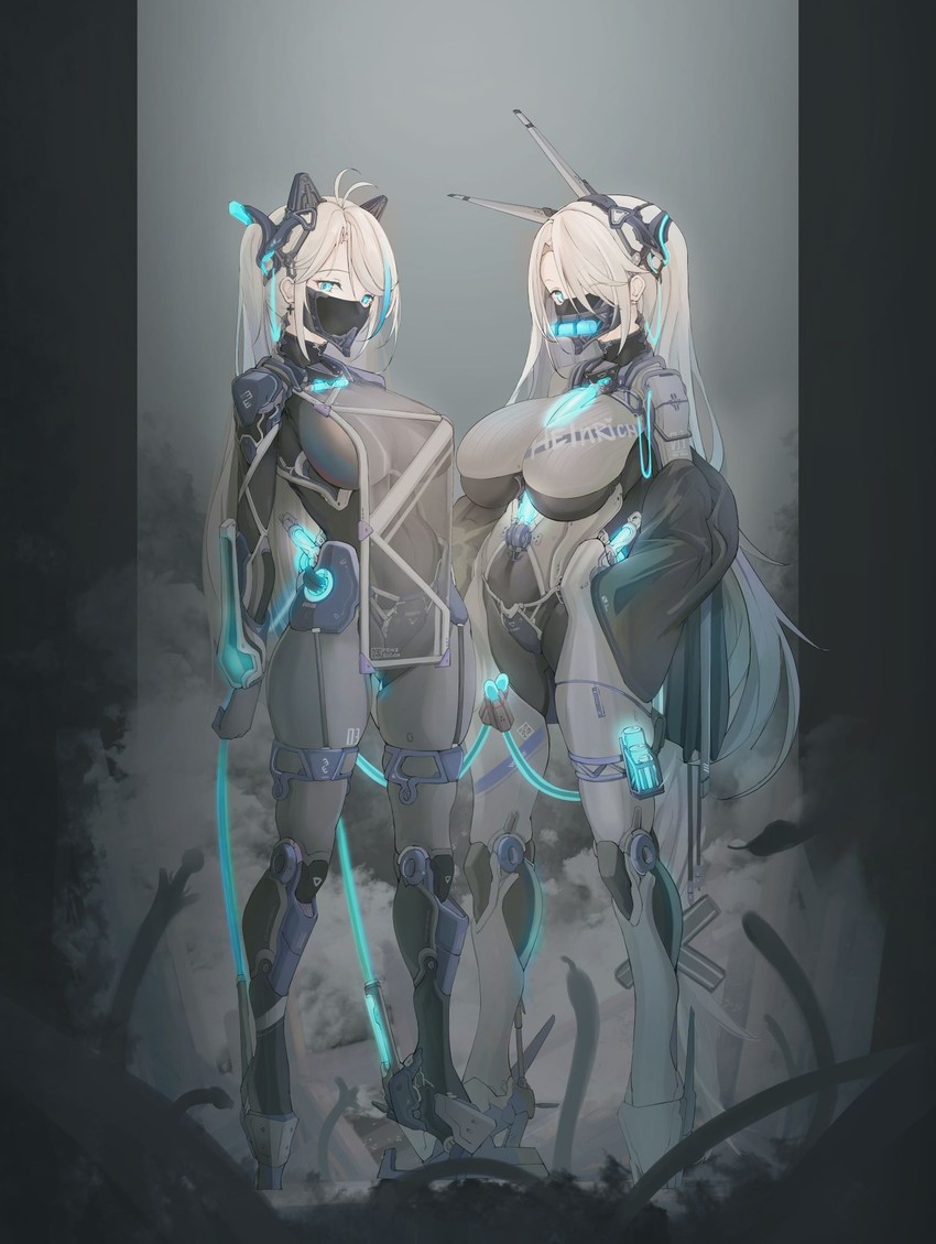 prinz eugen and prinz heinrich (azur lane) drawn by yusha_m