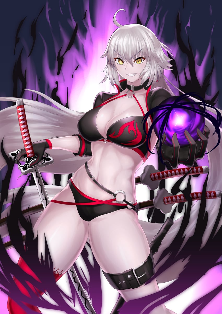 jeanne d'arc alter (fate and 1 more) drawn by kiteno_kiten