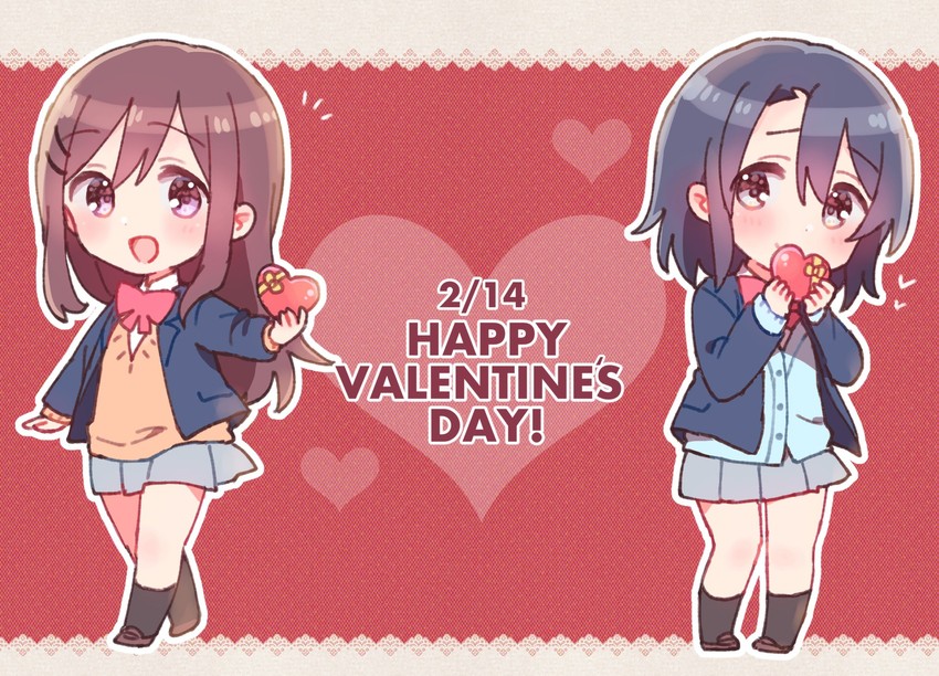 adachi sakura and shimamura hougetsu (adachi to shimamura) drawn by sorimachi-doufu