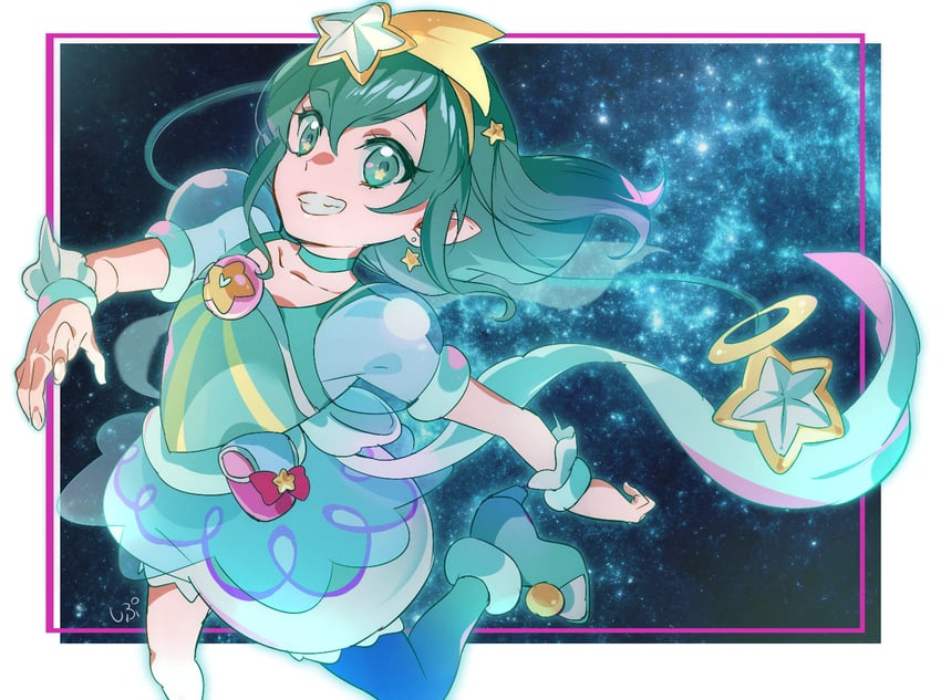 hagoromo lala and cure milky (precure and 1 more) drawn by shipu_(gassyumaron)