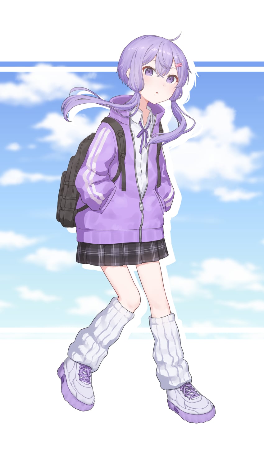 yuzuki yukari (vocaloid and 1 more) drawn by kirima_(zs_at_)