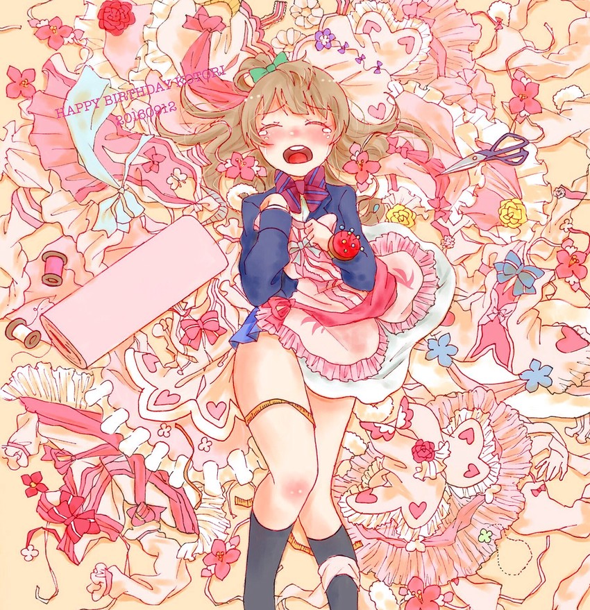 minami kotori (love live! and 1 more) drawn by tmsmmms