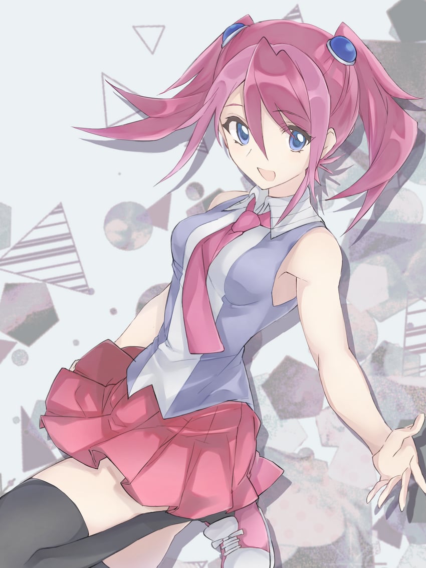 hiiragi yuzu (yu-gi-oh! and 1 more) drawn by tsumayouji_(dekosoko)
