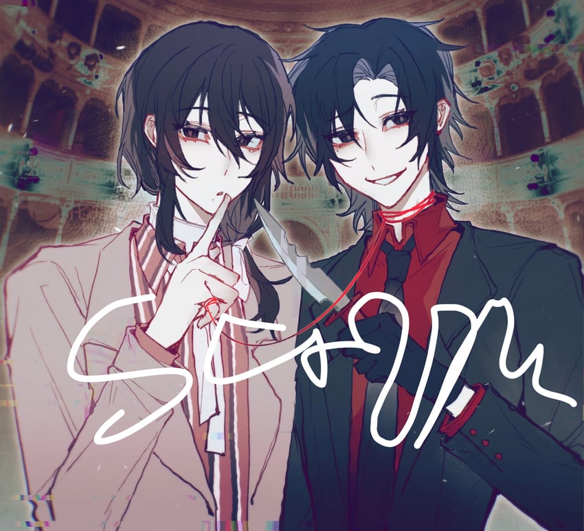 mo chengwei and zhu yaoxing (touqi guaitan) drawn by lili_buxiang_dong