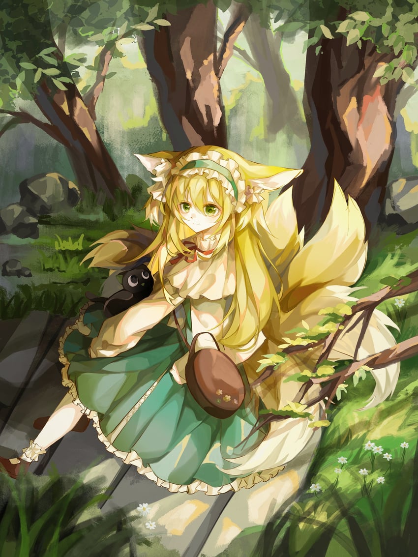 suzuran and luo xiaohei (arknights and 1 more) drawn by zaolin_rinn