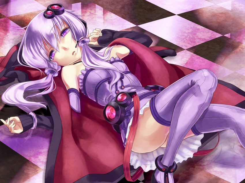 yuzuki yukari (vocaloid and 1 more) drawn by nakasaki_hydra