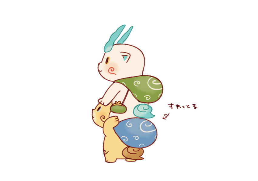 komasan and komajirou (youkai watch and 1 more) drawn by kanacho