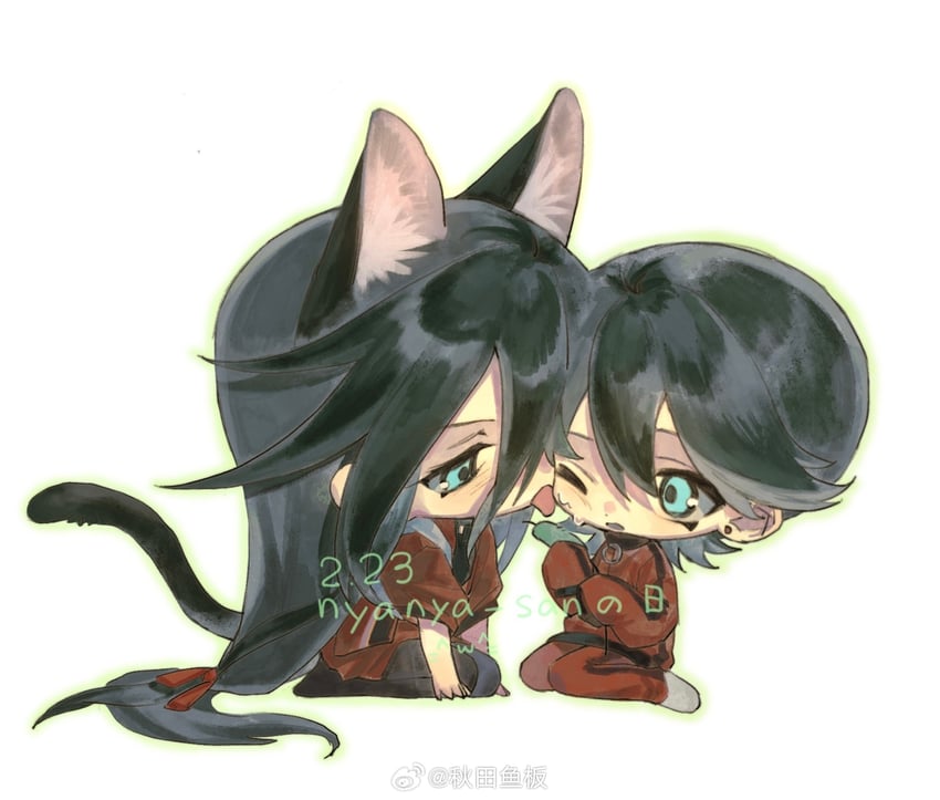 izumi-no-kami kanesada and horikawa kunihiro (touken ranbu) drawn by aoi_(cariiiie)