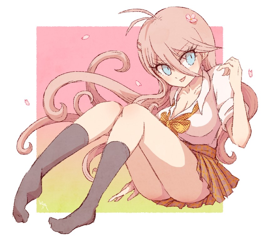 iruma miu (danganronpa and 1 more) drawn by hakusoto
