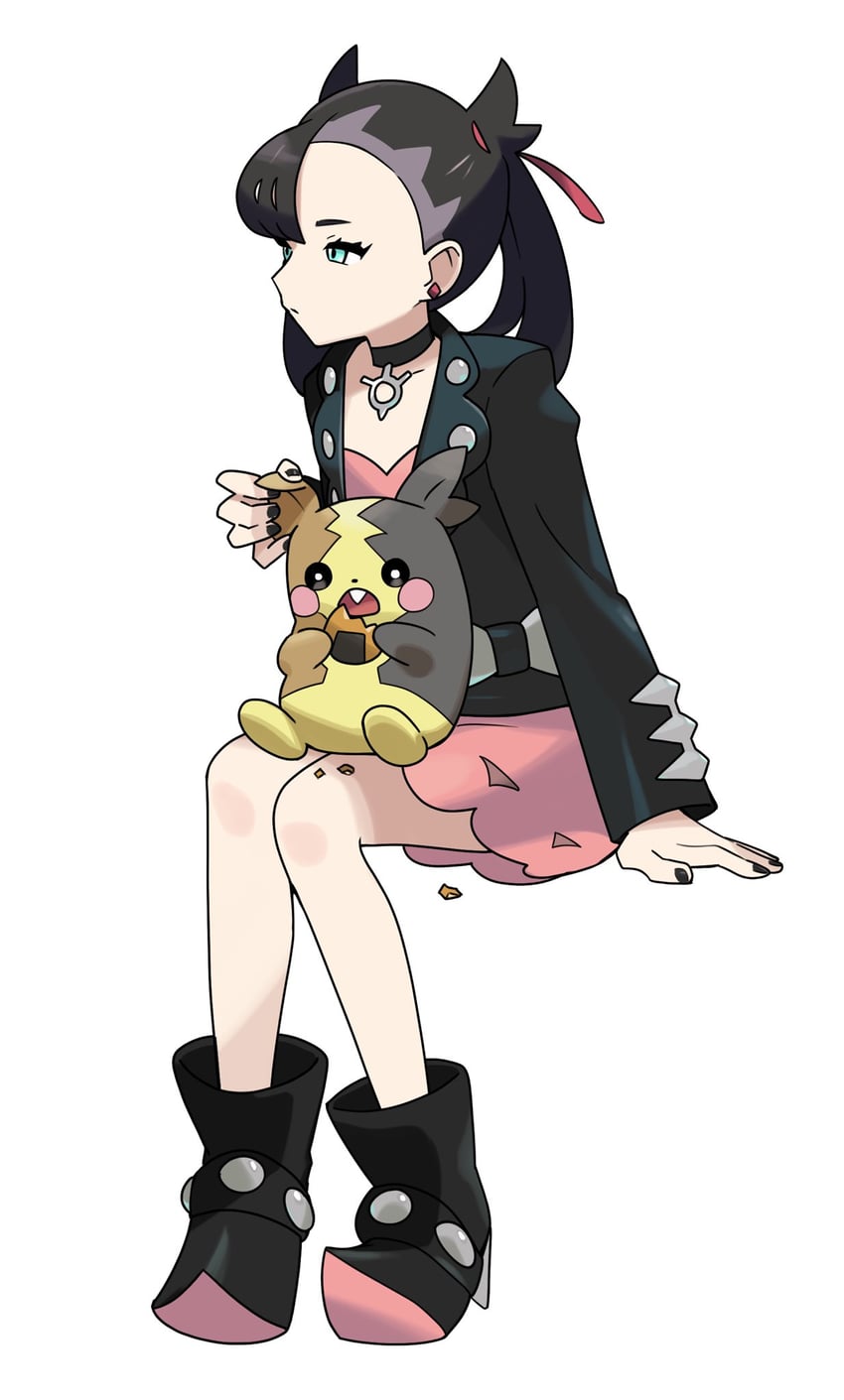 marnie and morpeko (pokemon and 1 more) drawn by himurohiromu