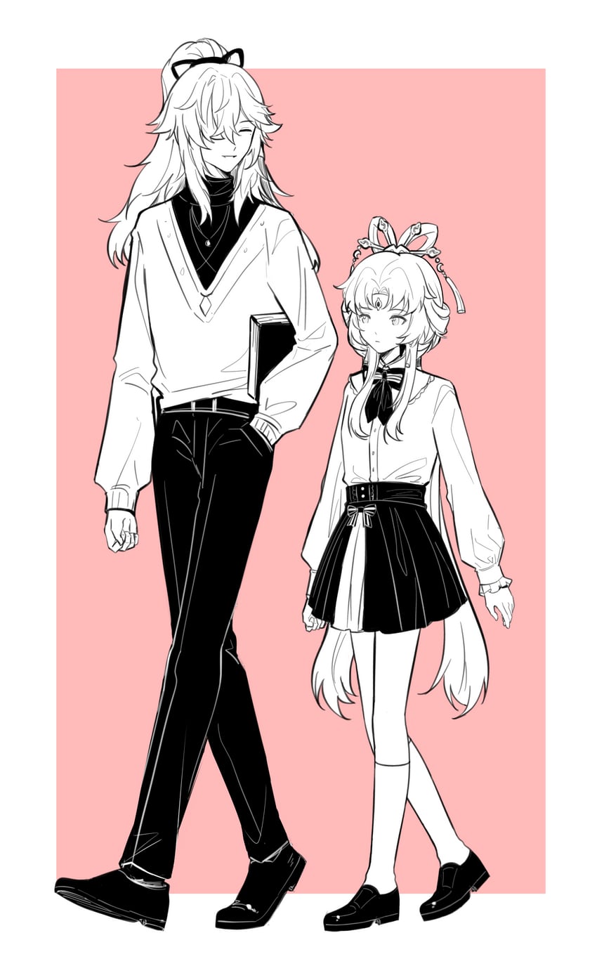 fu xuan and jing yuan (honkai and 1 more) drawn by zhixuantongwei
