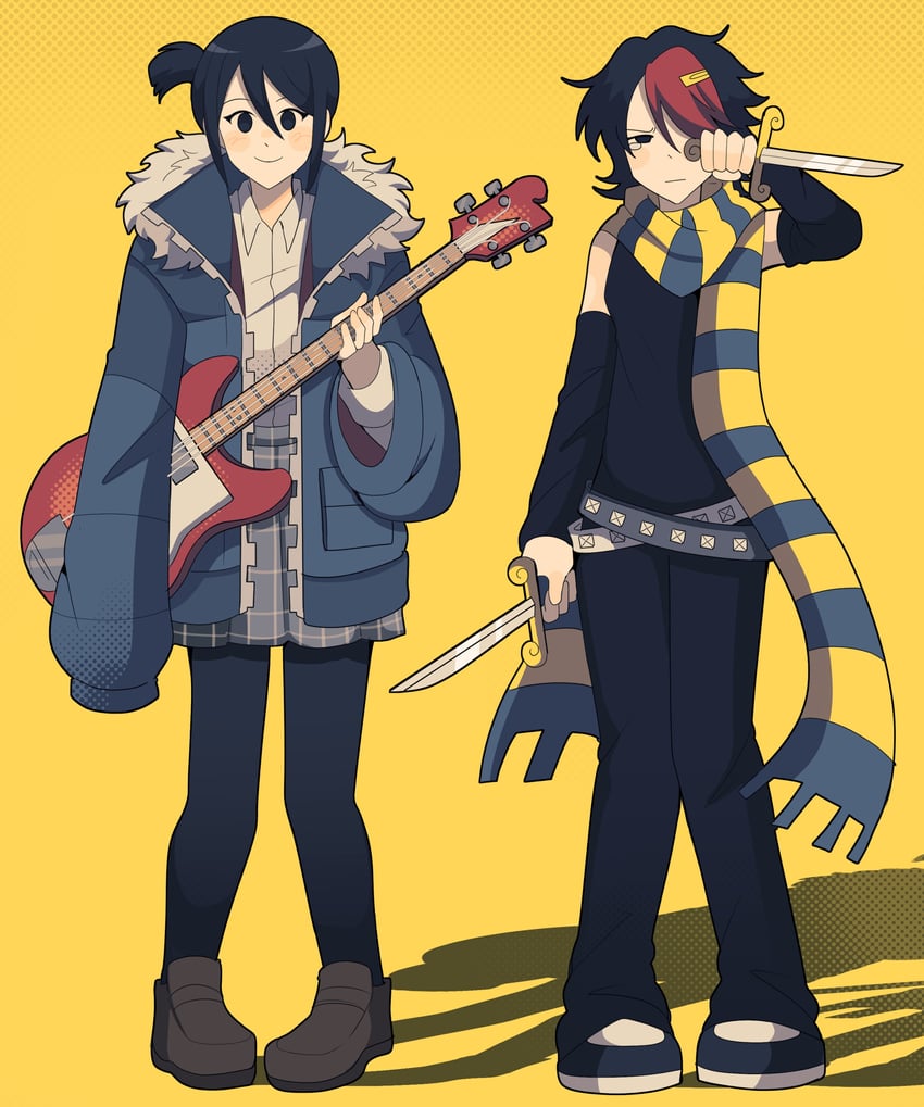 knives chau (scott pilgrim and 1 more) drawn by bobamiruku