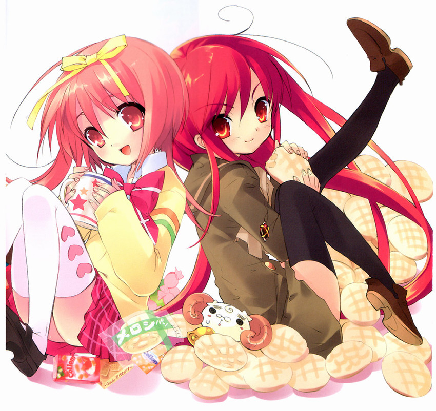 shana, alastor, and akihime sumomo (shakugan no shana and 1 more) drawn by ito_noizi and mizuki_makoto