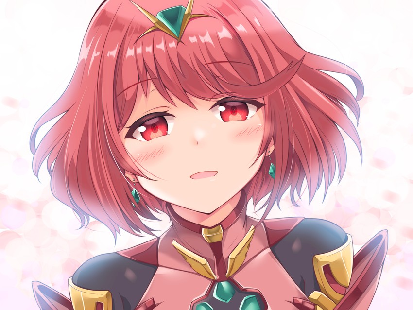 pyra (xenoblade chronicles and 1 more) drawn by kurokaze_no_sora