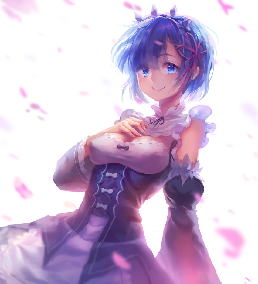 rem (re:zero kara hajimeru isekai seikatsu) drawn by yuket