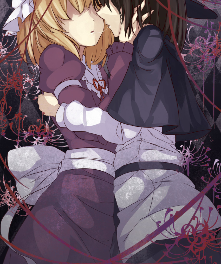 usami renko and maribel hearn (touhou) drawn by janne_cherry
