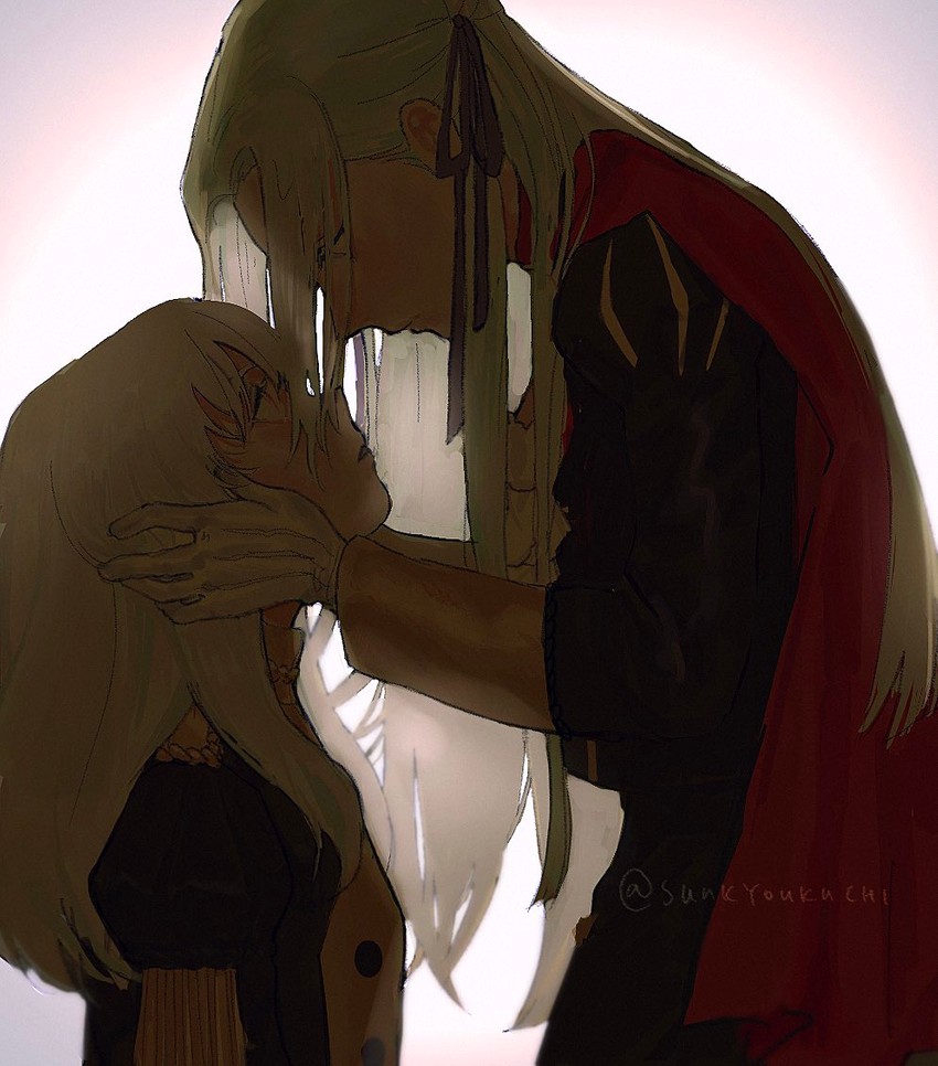 edelgard von hresvelg and lysithea von ordelia (fire emblem and 1 more) drawn by sunkyoukuchi
