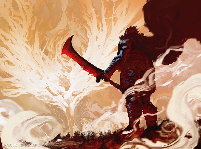 griffith and zodd (berserk) drawn by anato_finnstark