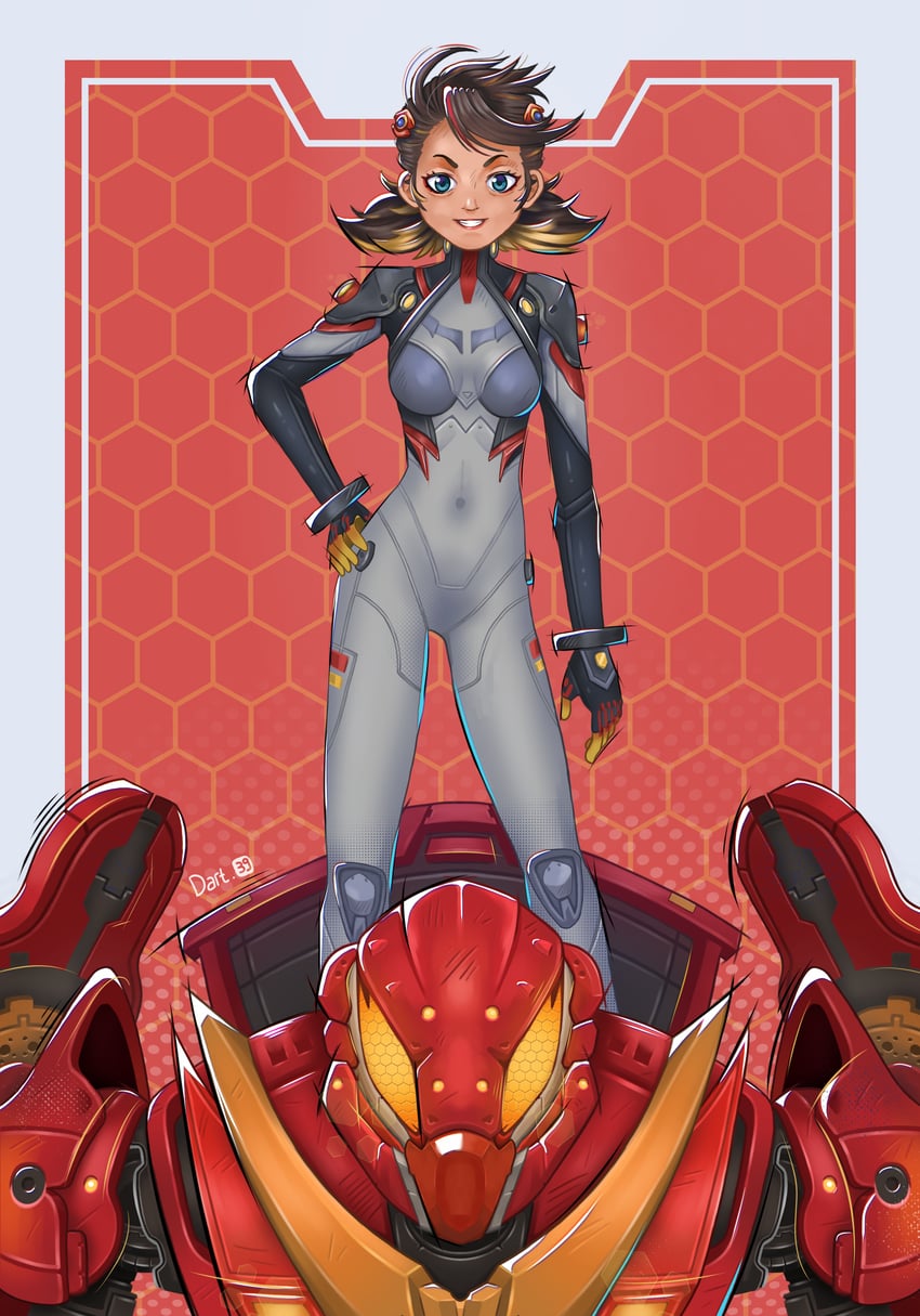 peni parker and sp//dr (marvel and 3 more) drawn by dart3_9