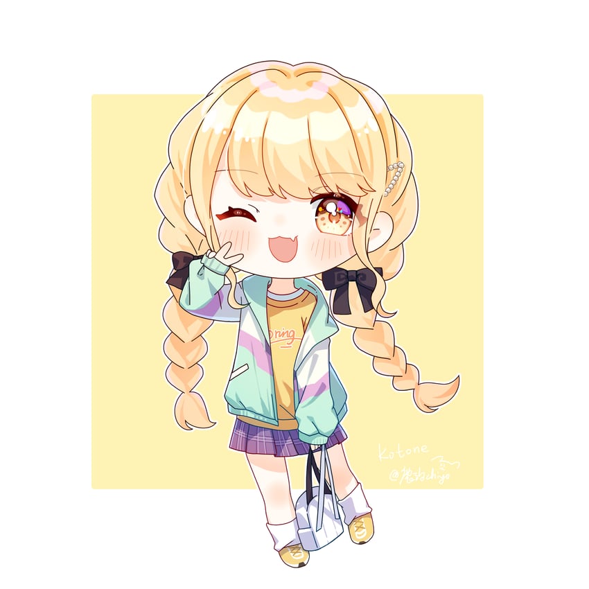 fujita kotone (idolmaster and 1 more) drawn by ximilulu